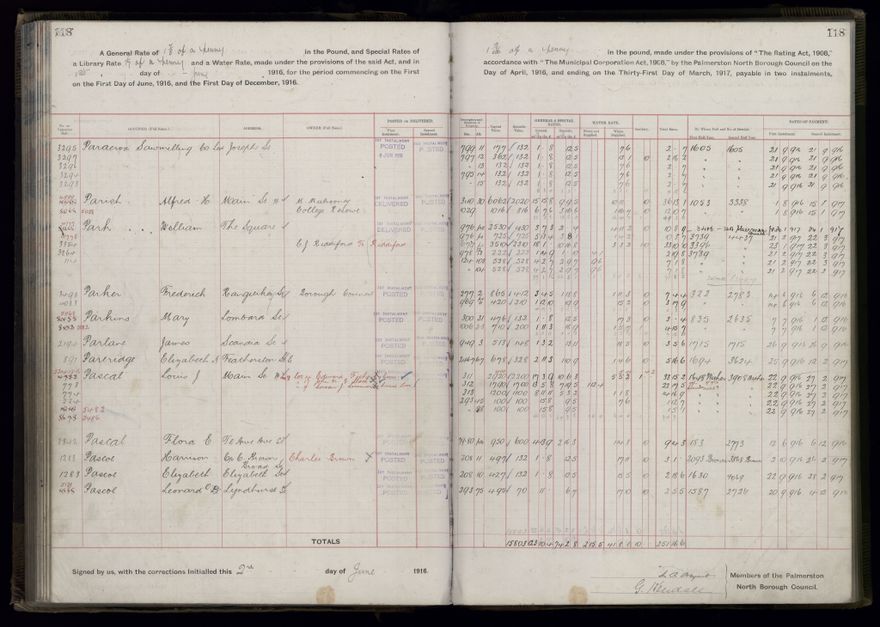 Rate book, 1916-1917 - 2021Pa_PNCC2-23-2-V24_034394-0121