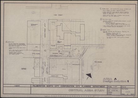 Plans for the development of central Palmerston North