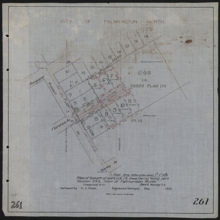 Survey Plans (subdivisions) 1902 - 1939