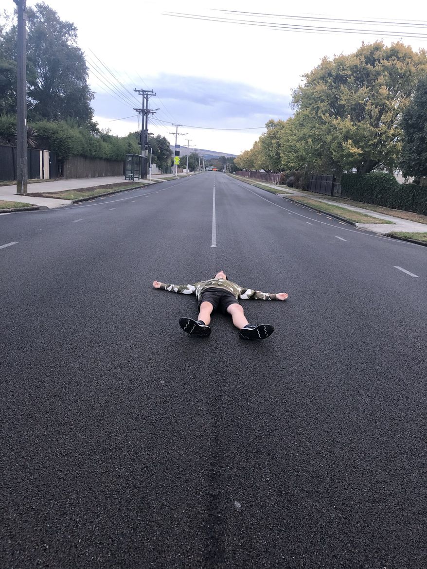 State Highway 3 through Ashhurst during lockdown