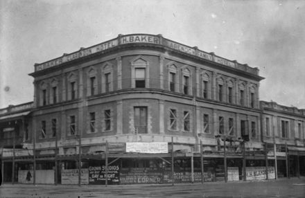 The Clarendon Hotel, corner of Rangitikei Street and The Square