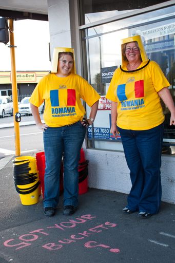 Bucket hats for Romania and Georgia - Rugby World Cup 2011