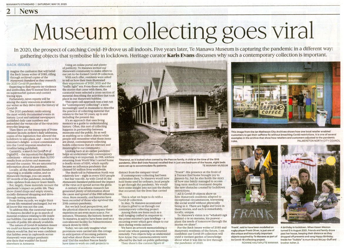Back Issues:  Museum collecting goes viral
