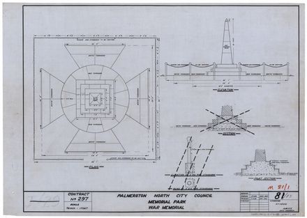 Memorial Park plans - War memorial