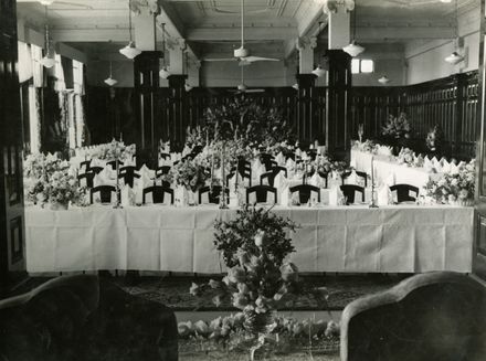 C M Ross Co. Ltd tearooms on the occasion of the Royal Civic dinner