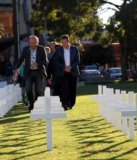 ANZAC Day 2015 - Blessing of memorial crosses