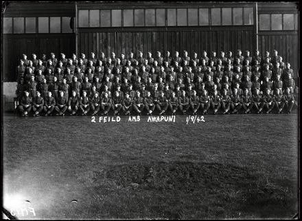 NZASC 2nd Field Ambulance Group at Awapuni Racecourse