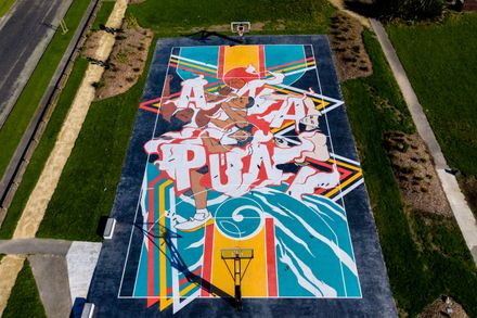 Steven Adams Basketball Court