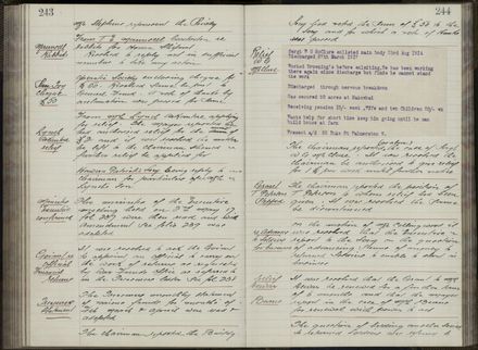 Manawatu Patriotic Society Minute Book (1916-1917) 124