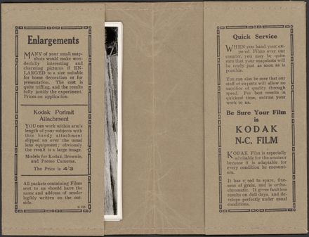 "Take a Kodak with you" - Packet of 1920s Photographic Prints2