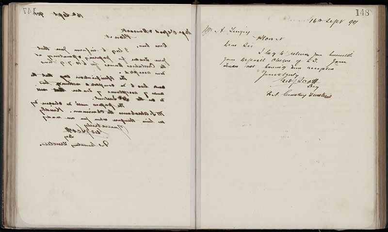 Outwards Correspondence of the Palmerston North Cemetery Trustees, 1898 -1902 175