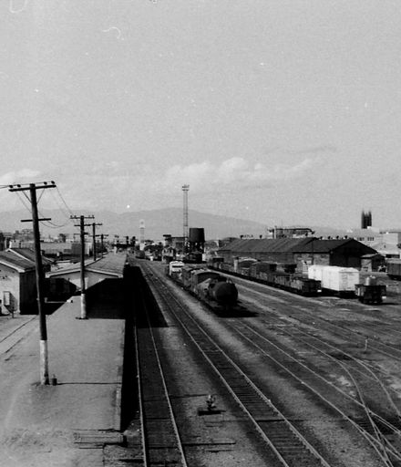 Palmerston North Railway Station in 1963