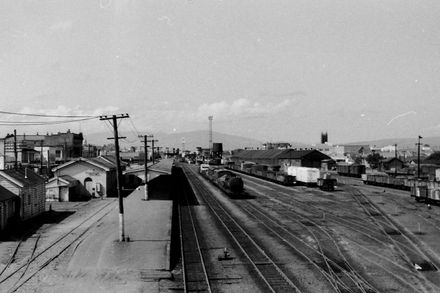 Palmerston North Railway Station in 1963