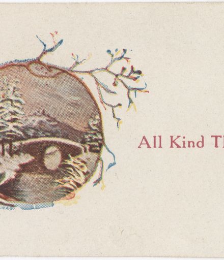 Souvenir, Embroidered WWI Postcard – card