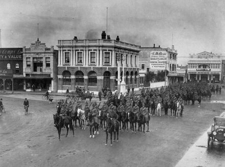 6th Manawatu Mounted Rifles regiment parade