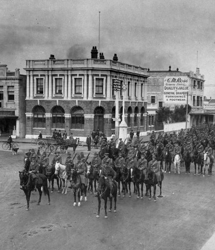 6th Manawatu Mounted Rifles regiment parade