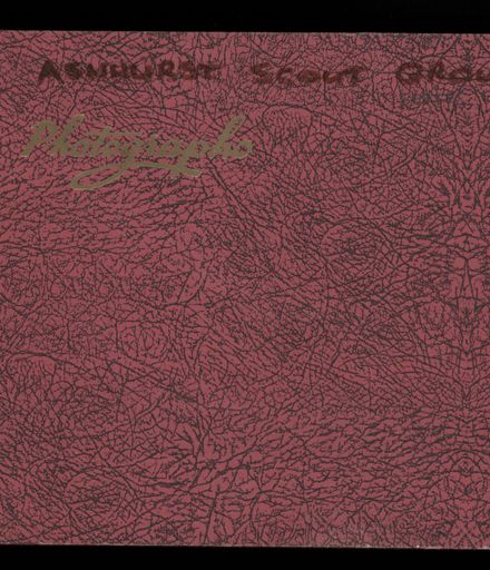 Ashhurst Scout Group Album, 1967-1973 1