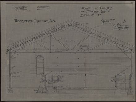 2021Pa_LGWest-S4-142_035167_004 - Plans for a Flaxmill at Tokomaru