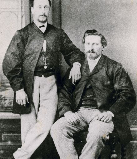 Henry Phillips and friend