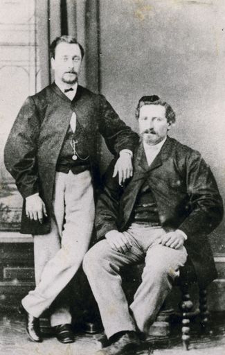 Henry Phillips and friend