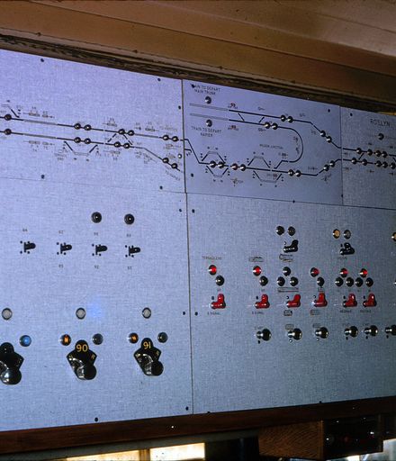 Control Panel - Palmerston North railway yards
