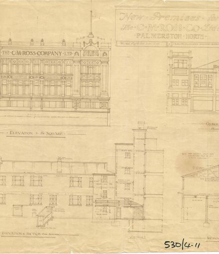 Plans, CM Ross Building, 1928