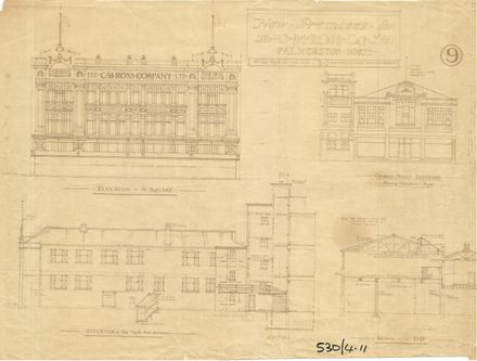 Plans, CM Ross Building, 1928