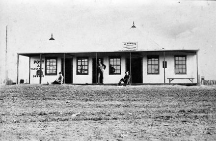 W Fowler store and Post and Telegraph Office, Hunterville