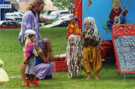 Group at "Gypsy Fair" on Railway Land Reserve
