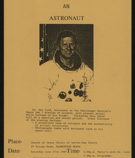 Astronaut, Don Lind - poster