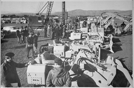 Machinery display at Linton Army Camp