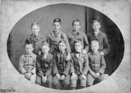 Boy pupils, first state school