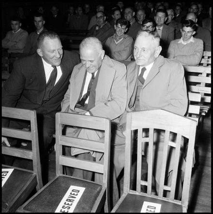 "Diehard Rugby Men Share Joke"
