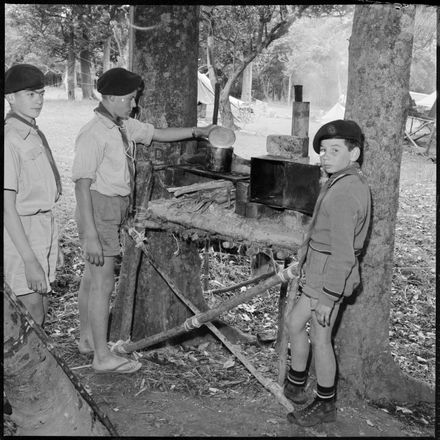 "Great Life for Boys in Scout Camp"