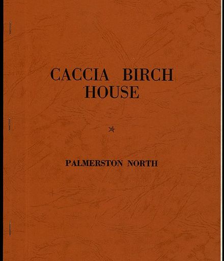 Booklet written by the Caccia Birch Preservation Society