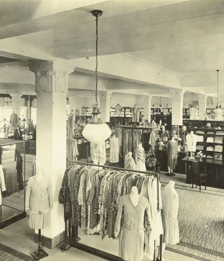 Women’s wear department of the C M Ross Co department store
