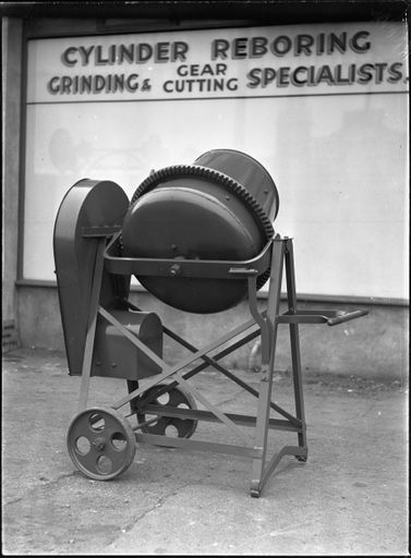 A F Martin Electric Concrete Mixer, Palmerston North