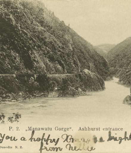 Manawatu Gorge, Ashhurst entrance