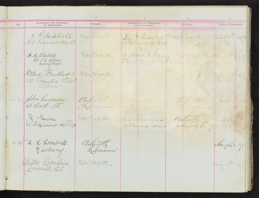 Register of Subscribers [Library] - 58