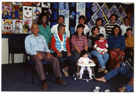 Cambodian refugees at Terrace End School