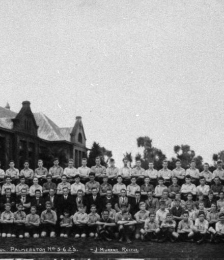 The pupils of Palmerston North Boys High School