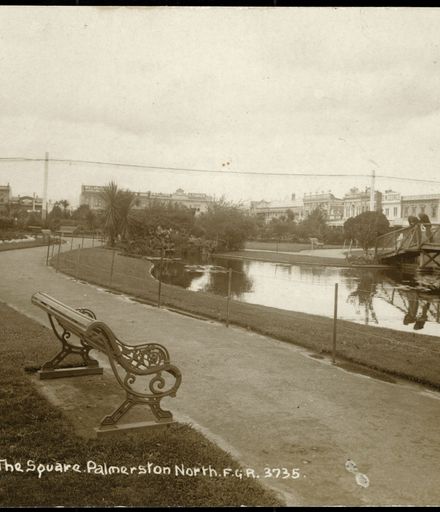 Seating by The Lakelet, Palmerston North