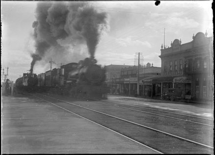 Train through Main Street west - Resource cover image
