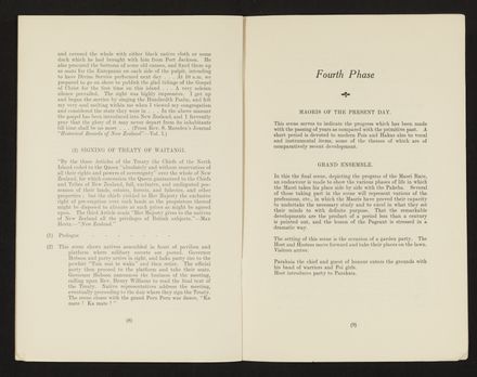 Historical Maori Pageant Souvenir Programme 6