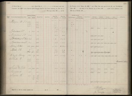 Palmerston North Rate Book, 1893 - 1896, 233