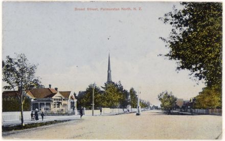 A Colour Postcard of Broad Street from Princess Street