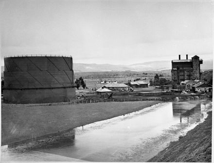 Flooding at the Gasworks, Napier Road