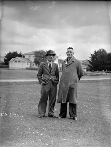 Two Men on Golf Course