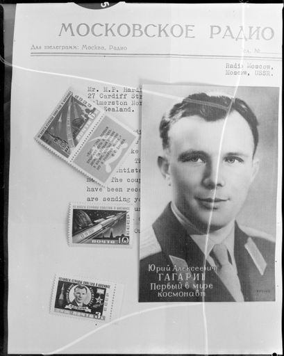 "Record of Historical Achievement" Yuri Gagarin Circumnavigating the Earth