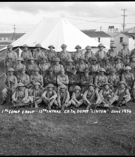 1st Platoon Company Group, 13th Intake, Central District Training Depot, Linton
